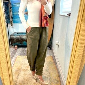 Soft Surroundings Olive Green Pants